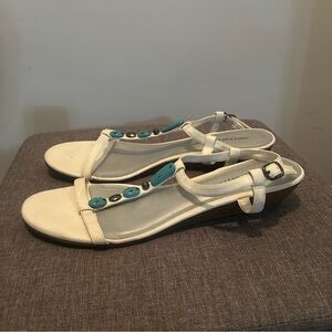 platform sandals, size 11